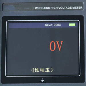 VTSYIQI Wireless High Voltage Voltmeter High Voltage Detector with Ground Voltage 0.1kV-120kV Line Voltage 0.1kV-220kV Electrical Inspection Level 70V-220kV Probe Length 55mm Probe Diameter Φ70mm