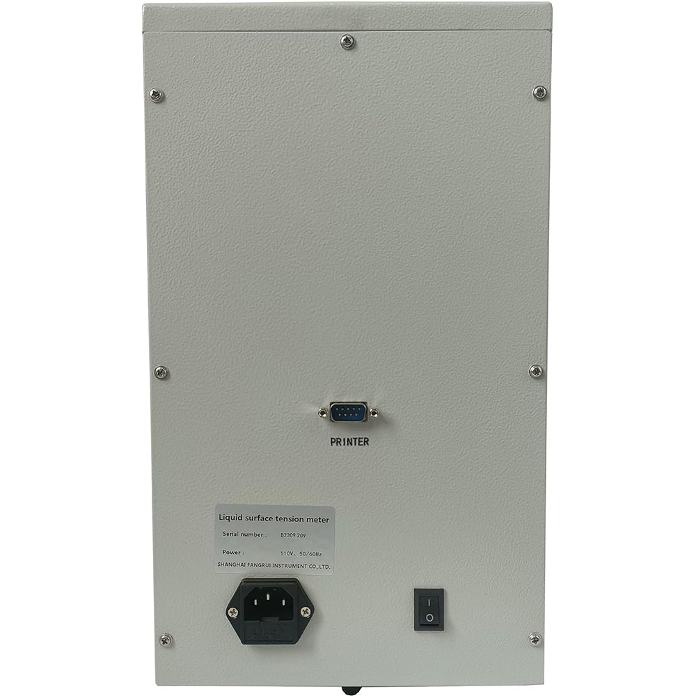 VTSYIQI Interfacial Tension Meter Automatic Surface Tensiometer with Du Nouy Ring Test Method Range 0 to 1000 mN/m Precision 0.1mN/m 4.3 inch Touch Screen for Oil Aging Testing Testing Surfactant Solution Concentrations