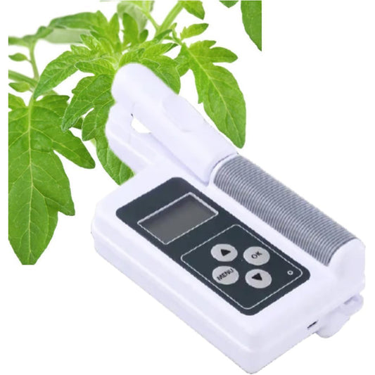 VTSYIQI Leaf Chlorophyll Meter Tester Plant Nutrient Analyzer Chlorophyll Measurement with Chlorophyll Range 0.0-99.9 SPAD Leaf Temperature Range -10-99.9℃ For Chlorophyll Content Leaf Temperature Test