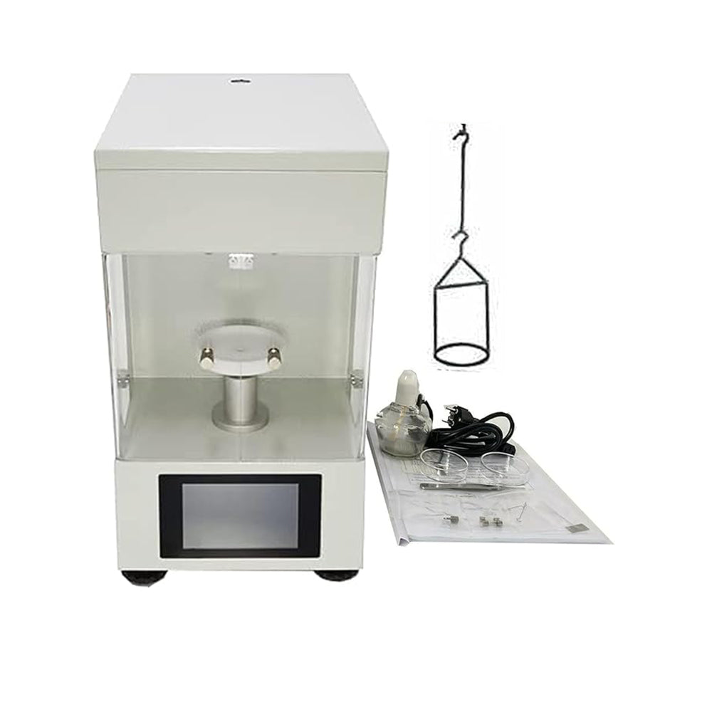 VTSYIQI Surface Tension Meters Surface Tension Measurement Device with ASTM D-971 Standard Platinum Ring Method 110V or 220V Range 0 to 1000 mN/m Accuracy 0.1mN/m