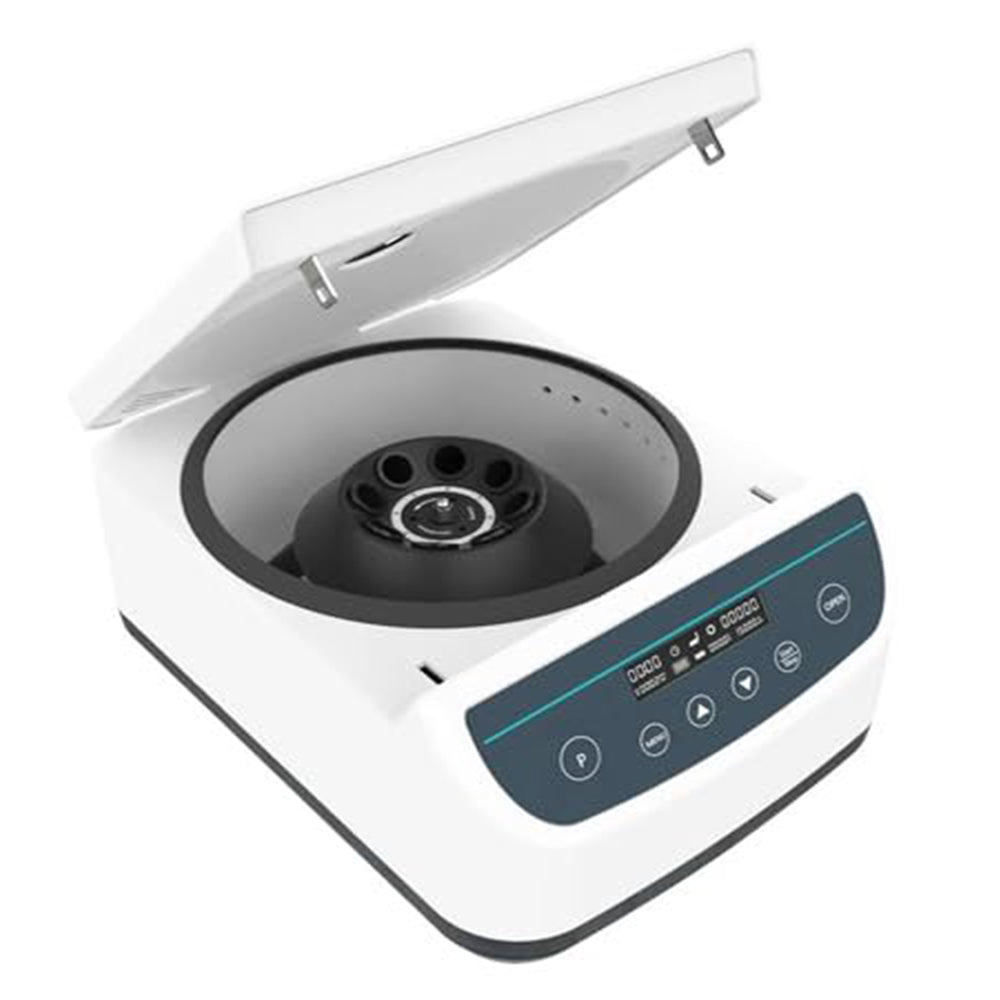 VTSYIQI Low-Speed Centrifuge Lab Benchtop Centrifuges with Max RCF 1967xg Max Speed 500-4000rpm Semidiameter Of Rotor 11cm Power 60W Rotor Max Capacity 15ml*8 2/5/10ml*8 Lid Opening Protection Cavity Overtemperature Protection Vibration Protection