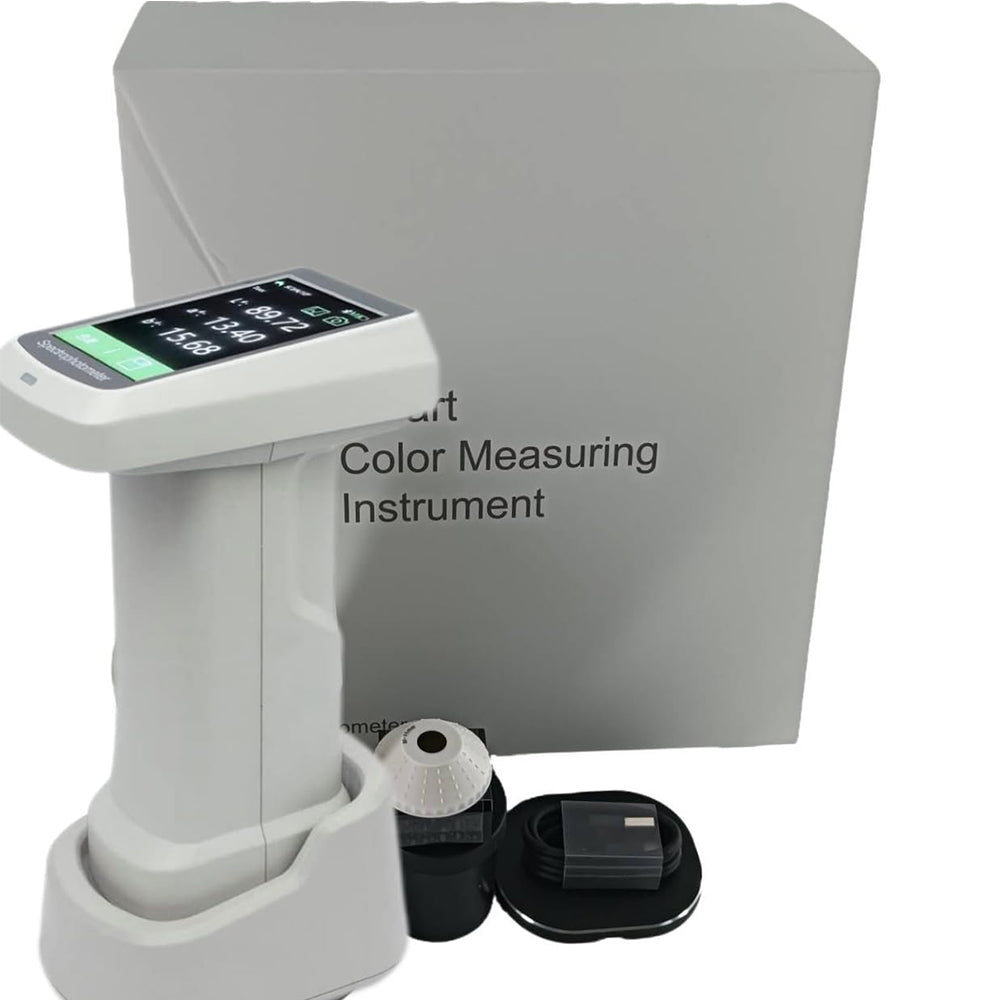 VTSYIQI Multi Aperture Spectrophotometer Digital Spectrophotometer with Aperture Ø8mm Ø4mm Ø3mm Accuracy 0.01 Repeatability AE*ab<0.3  Smart Auto Calibration LED+UV Light Source