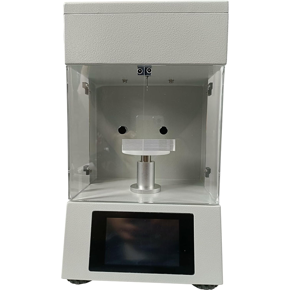 VTSYIQI Surface Tension Analyzer Liquid Interfacial Tension Measurement with Accuracy 0.1mN/m Measuring Range 0 to 1000mN/m Platinum Plate Automatic Lifting And Lowering Of Sample Stage