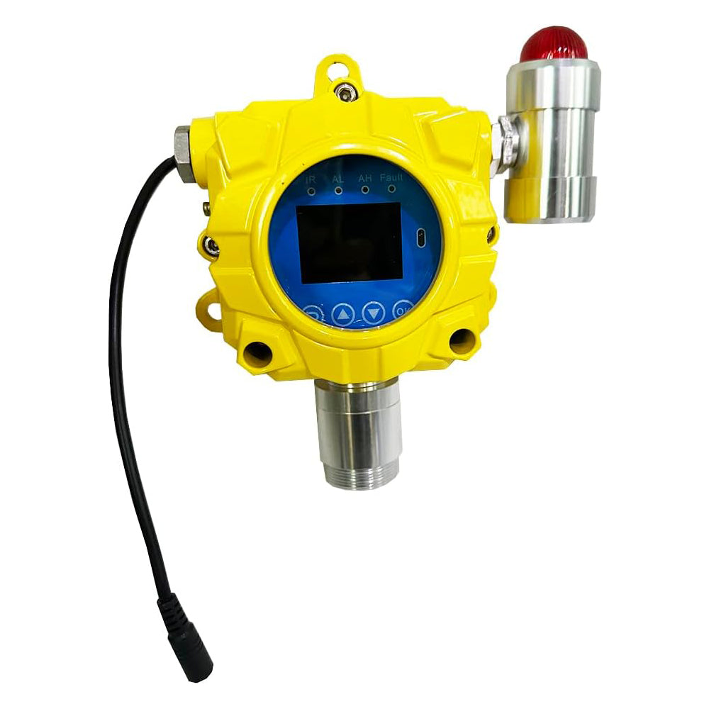 VTSYIQI C6H6 Detector C6H6 Gas Leak Monitor Benzene Gas Detector with Remote Control Measuring Range 0-100ppm Resolution 1ppm Installation Method Wall-mounted Single Input 4~20mA and RS485 Output Current 4-20mA