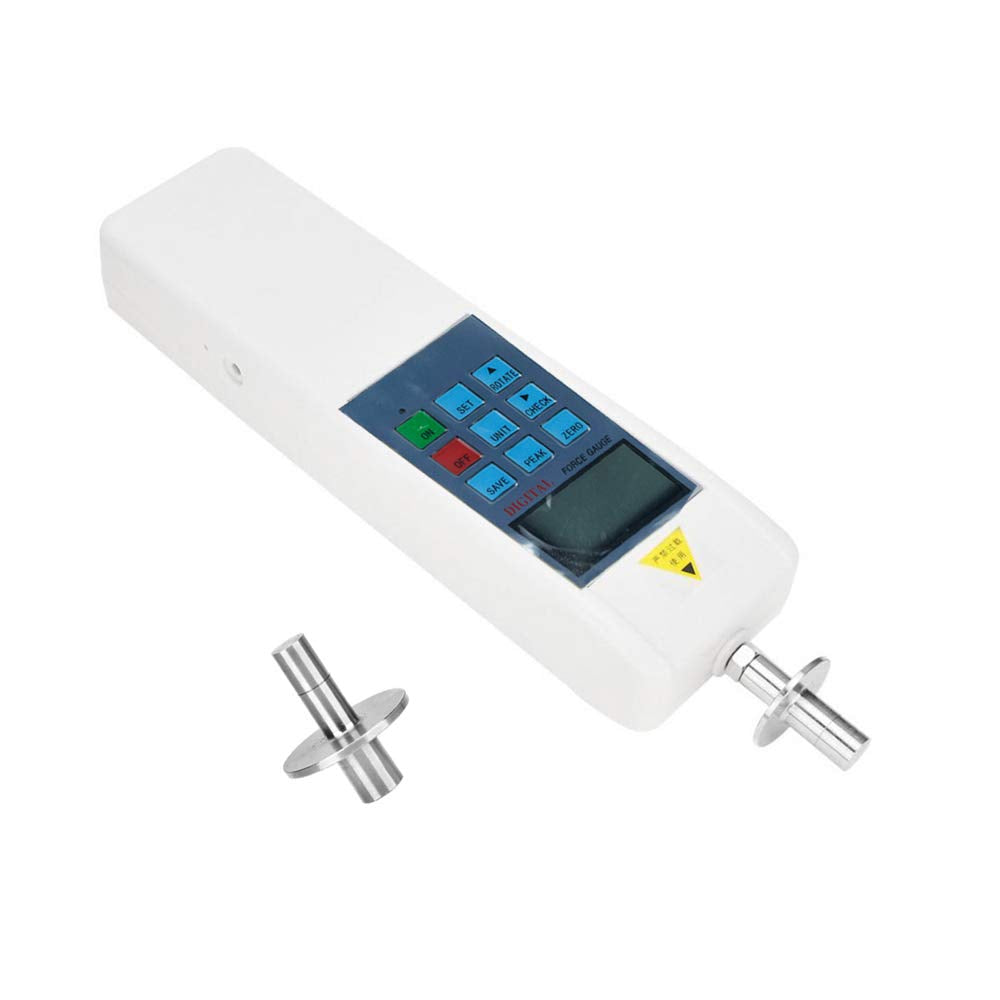 VTSYIQI Fruit Penetrometer Digital Fruit Hardness Tester Meter Fruit Durometer Sclerometer with 2 Pressure Head Diameter 7.9mm and 11.1mm Measurement Range 0.2 - 10Kg/cm2 (X 105 pa) 0.4 - 20Kg/cm (X 105 pa) Data Output Function