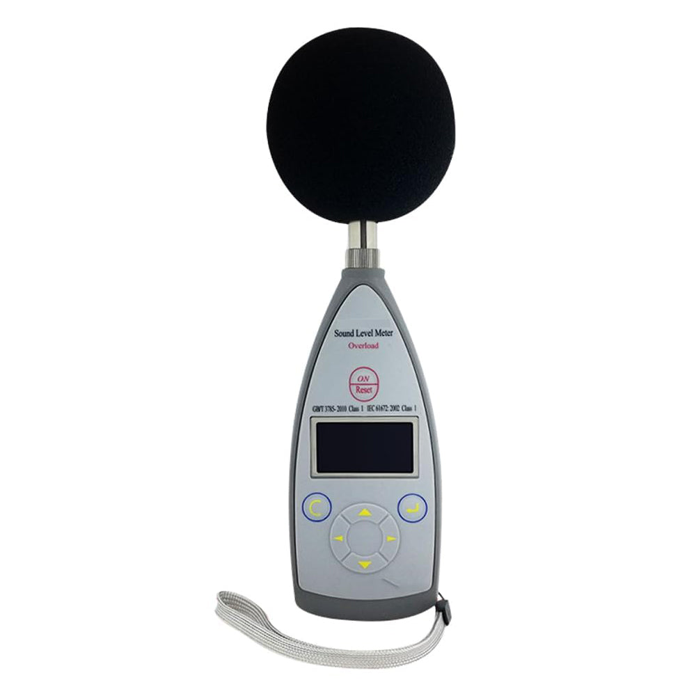 VTSYIQI Integrating Sound Level Meter Class 1 Sound Decibel Meter Digital Integrating Noise Level Meter with Range 10 Hz-20 kHz 25dB(A)-140dB(A) 8000 Groups Data Storage USB RS232 Interface