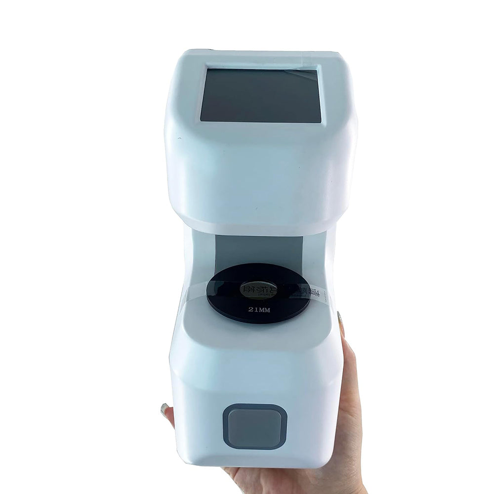 VTSYIQI Multi Apertures Haze Meter Transmission Hazemeter with Aperture 21mm 15mm 12mm Measurement Range 0-100% Resolution 0.01% Repeatability 0.02 Light Source CIE-ACIE-C CIE-D65 2.8 Inch Touch Screen