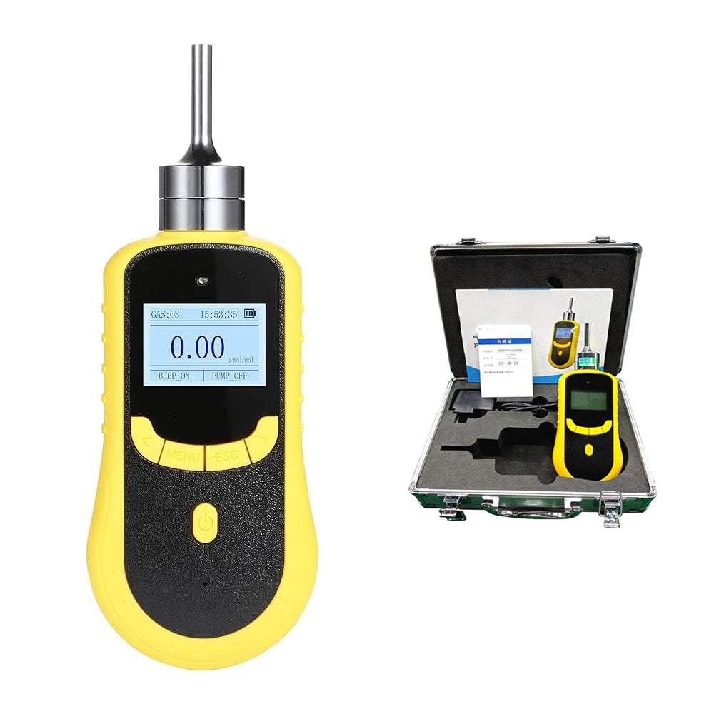 VTSYIQI ClO2 Gas Detector Chlorine Dioxide Gas Alarm ClO2 Leak Detector	with Built-in Micro Sampling Pump Detection Error ≤±3%FS Measuring Range 0 to 50ppm Resolution 0.01ppm Detection Principle Electrochemical Obtain Explosion-proof Certification