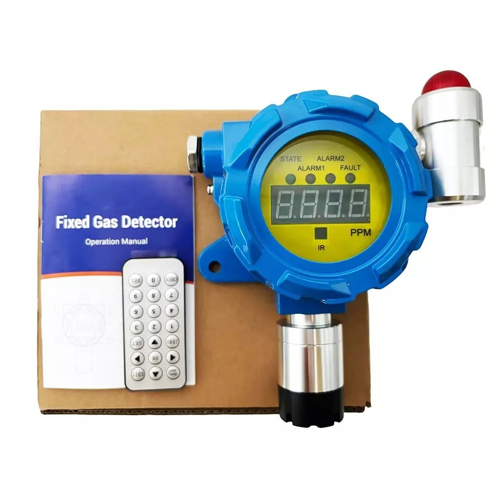 VTSYIQI VOCS Gas Detector VOCS Gas Leak Alarm Monitor with Display Screen Resolution 1ppm Method Measuring Range 0-100ppm Wall-mounted Installation Method Single Input 4~20mA and RS485 for Detection of Gases in the Air