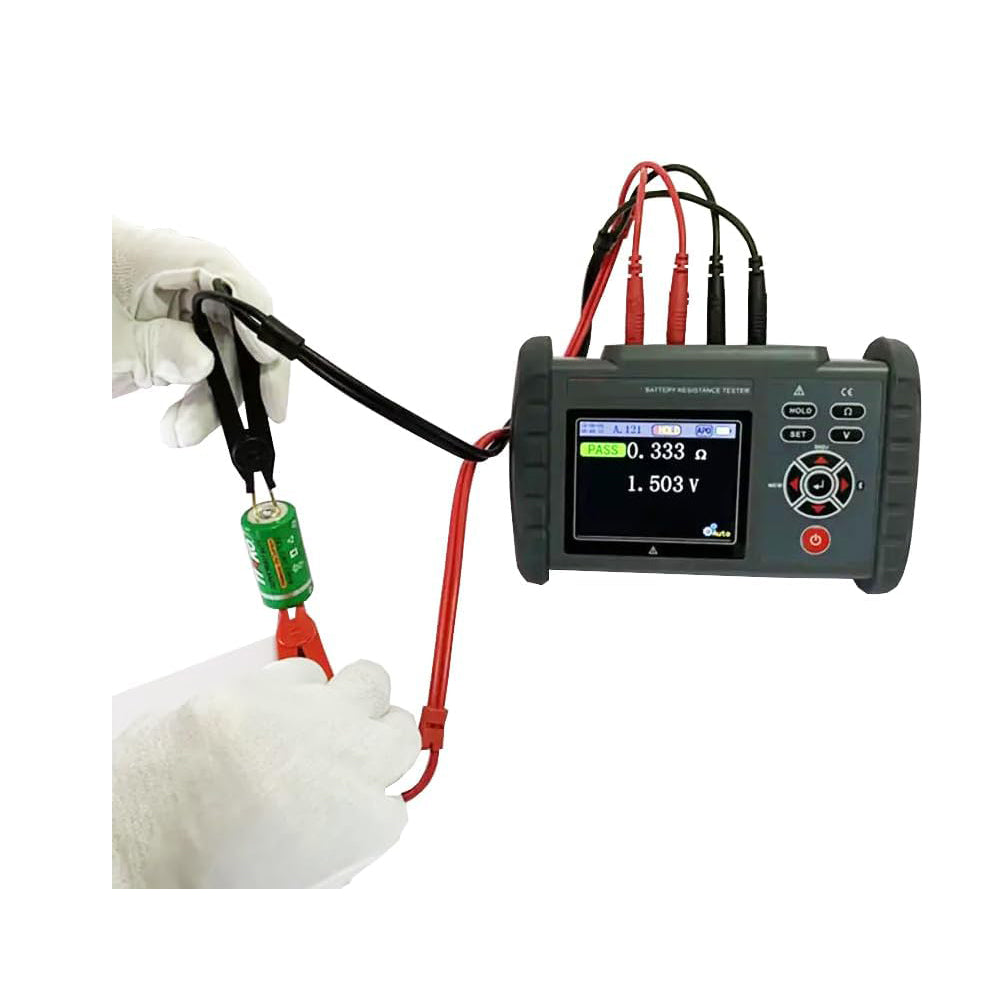 VTSYIQI Digital Battery Internal Resistance Tester Meter Instrument With Power Supply DC 3.7V Lithium Battery Temperature and Humidity 23℃±5℃ Below 75%rh Voltage Measurement 0.000V-±71.00V for Rechargeable Lithium Battery Test