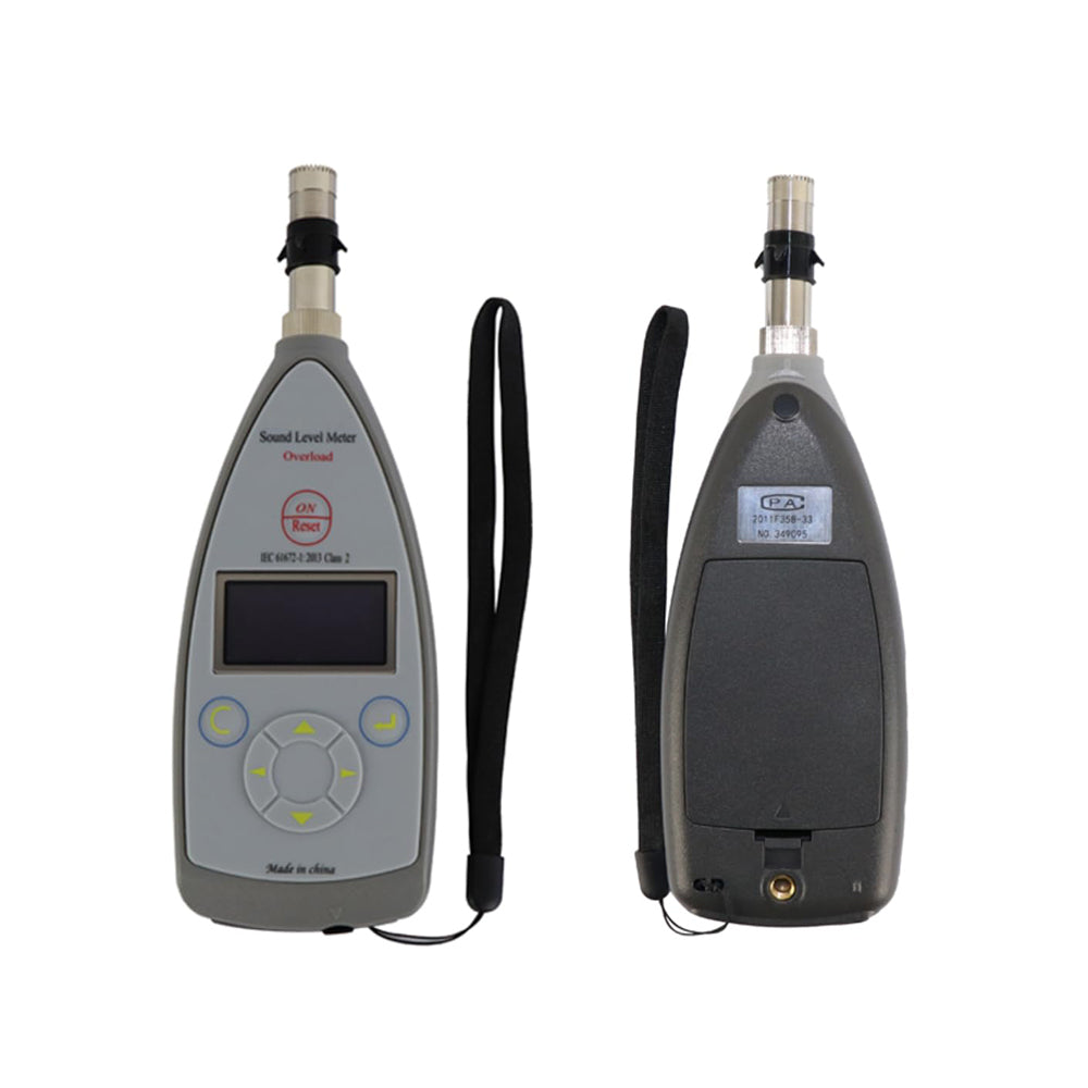 VTSYIQI Class 2 Noise Meter Integrating Decibel Meter Class 2 Sound Level Meter with Integrating Function Range 20Hz-12.5kHz 30dB(A)-130dB(A) 8000 Groups Data Storage 32kHz A/D Bits