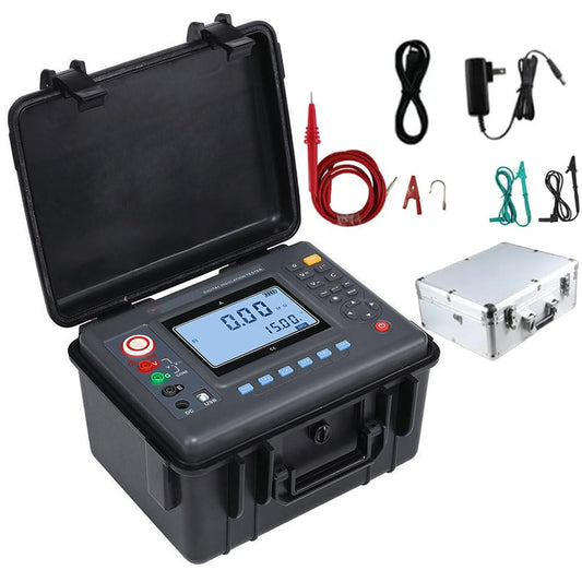 VTSYIQI 10Kv Insulation Tester 35TΩ Insulation Resistance Meters with 35 Teraohms Resistance 10Kv Multi-Range Test for Resistance Voltage Current Capacitance Test Lithium Battery