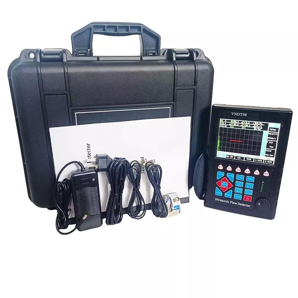 VTSYIQI Digital Ultrasonic Flaw Detector Weld Testing Equipment with Dynamic Range ≥32dB Frequency Range 0.2-20MHz Material Velocity 1000-15000m/s 500 A Graph Data Storage 500 Channels IP65 Standard