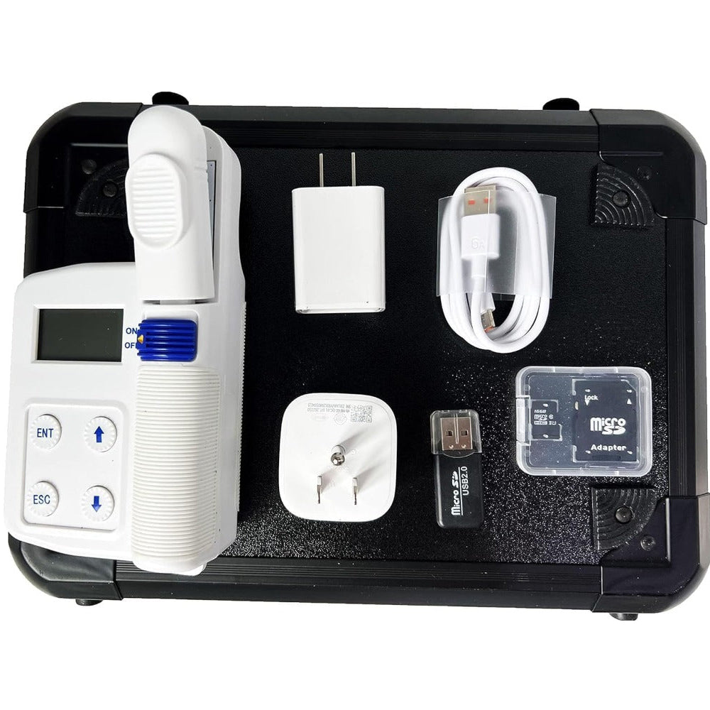 VTSYIQI Chlorophyll Tester Digital Chlorophyll Content Meter with Measuring Range 0.0 to 99.9 SPAD Measurement Precision Within ±1.0 SPAD Unit (SPAD Is Between 0-50) for Measuring Chlorophyll Content