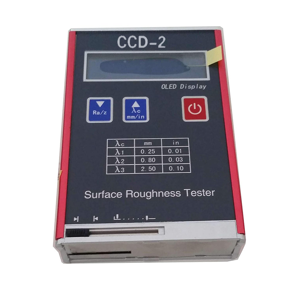 VTSYIQI Roughness Meter Surface Roughness Gauge with Stroke Length 6mm Measuring Range (um) Ra Rq 0.05-15.0μm Rz Rt 0.1-50.0μm  USB Data Output Multiple Testing Parameters Indication Accuracy 0.01μm