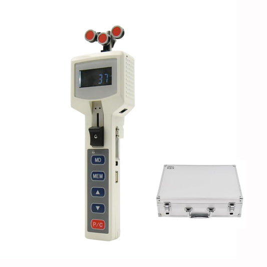 VTSYIQI Handheld Wire Rope Tension Meter Wire Digital Cable Tensiometer with Tension Range 10 to 500.0cN Six Units cN gf OZ Kgf N lb Thickness Adjustment and USB Communication Function for  Measurement of Tension in 10 Different Materials