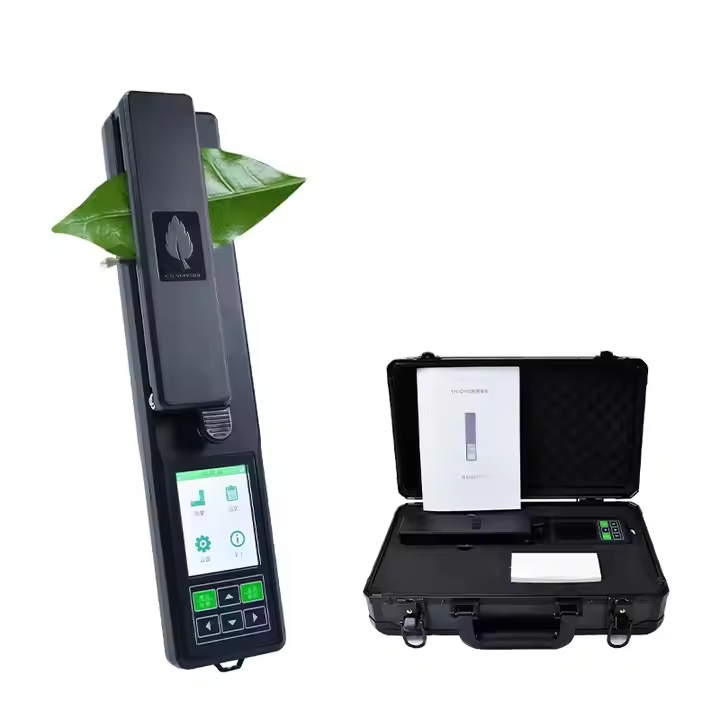 VTSYIQI Leaf Area Meter Plant Leaf Area Measurement with Measurement Accuracy ± 2% Length Range 0-2000mm Width Range 0-155mm No Computer Interface Store Resolution 0.01cm2 5000 Sets Of Data LCD Large Liquid Crystal Display