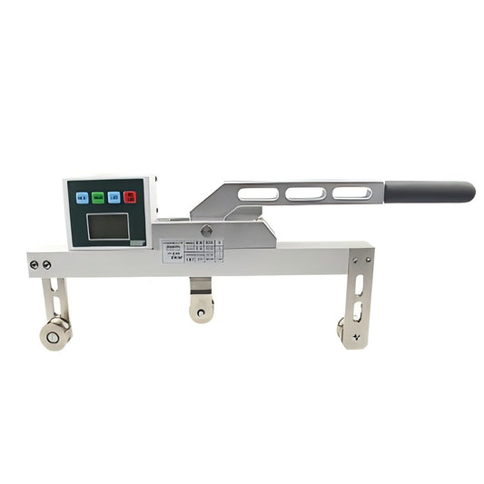 VTSYIQI High Speed Rail Rope Tension Meter Digital Cable Tension Meter with Measurment Range 5000N High Accuracy Three Switchable Force Values N Kgf and Lbf  for Measuring Wire Rope Cable Fibre and Rope Tension in a Variety of Fields