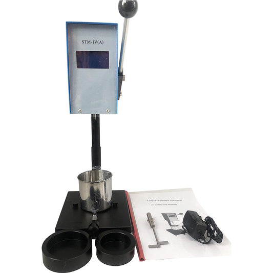 VTSYIQI Stormer Viscosity Meter Tester Digital Rotary Viscometer with Range 40.2 to 141.0KU Accuracy 2.00% Temperature Value Ku Value g Value CP Value Time Value