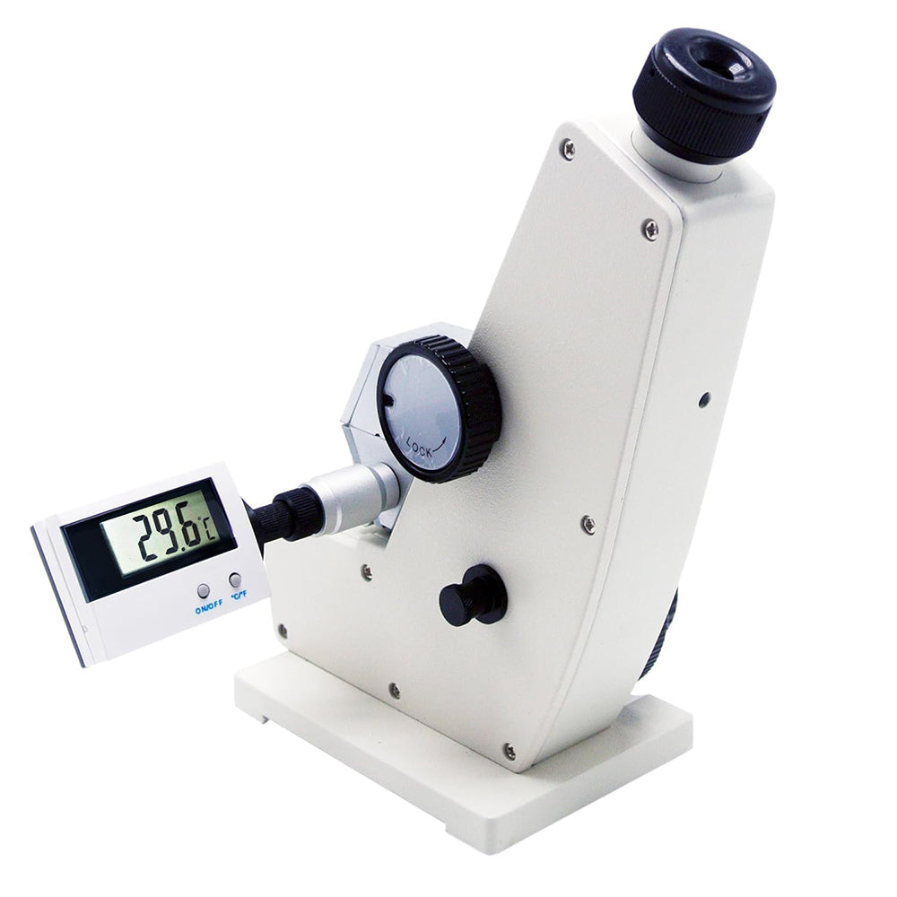 VTSYIQI ABBE Refractometer Monochromatic Refractometer Digital Brix Refractometer Laboratory Optical Equipment With Refractive index nD 1.3000-1.7000 Brix 0-95% Accuracy (nD) ±0.0002 Observation mode Monocular