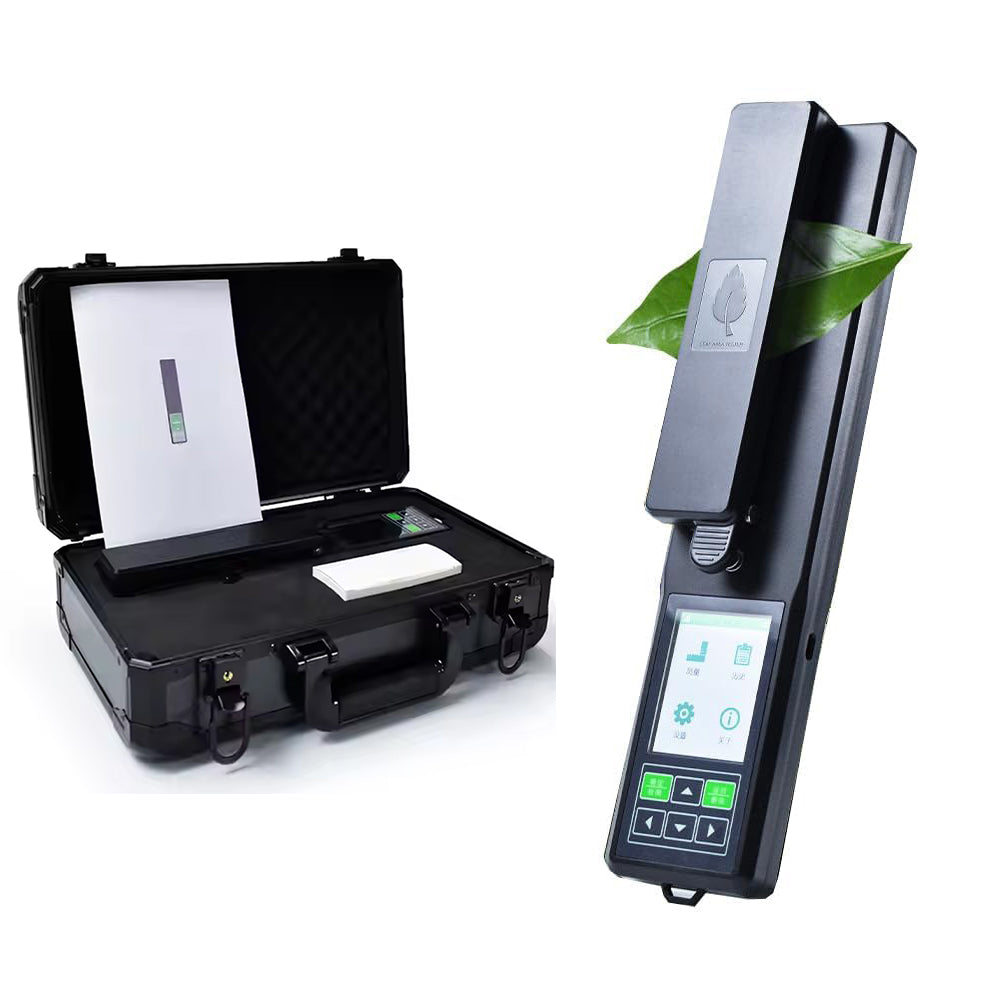 VTSYIQI Handheld Leaf Area Meter Living Leaf Area Measurement with Computer Interface Width Range 0-155mm LCD Large Liquid Crystal Display Length Range 0-2000mm 4G Wireless Transmission And GPS Positioning Module Resolution 0.01cm2