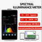 VTSYIQI Spectral Illuminance Meter Handheld Spectrometer with Telephoto Cross Asymmetric CT Spectroscopy System Wavelength Range 380nm～780nm Wavelength Accuracy ±0.5nm Photosensitive Surface Ф10mm 4G Storage Capacity Touch Screen