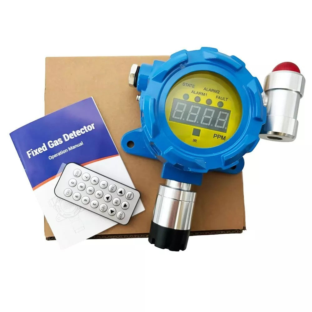 VTSYIQI Hydrogen Chloride Gas Detector Hydrogen Chloride Gas Leak Alarm with L-alarm 5ppm H-alarm 10ppm Measuring Range from 0 to 50ppm Resolution 0.1ppm for Detection of the Presence of Other Gases in the Air