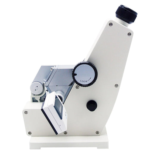 VTSYIQI Monochromatic Refractometer Abbe Refractometer Instrument with Measuring Range 1.3000-1.7000nD 0.0-95% Brix Accuracy ±0.0002 Optical Equipment