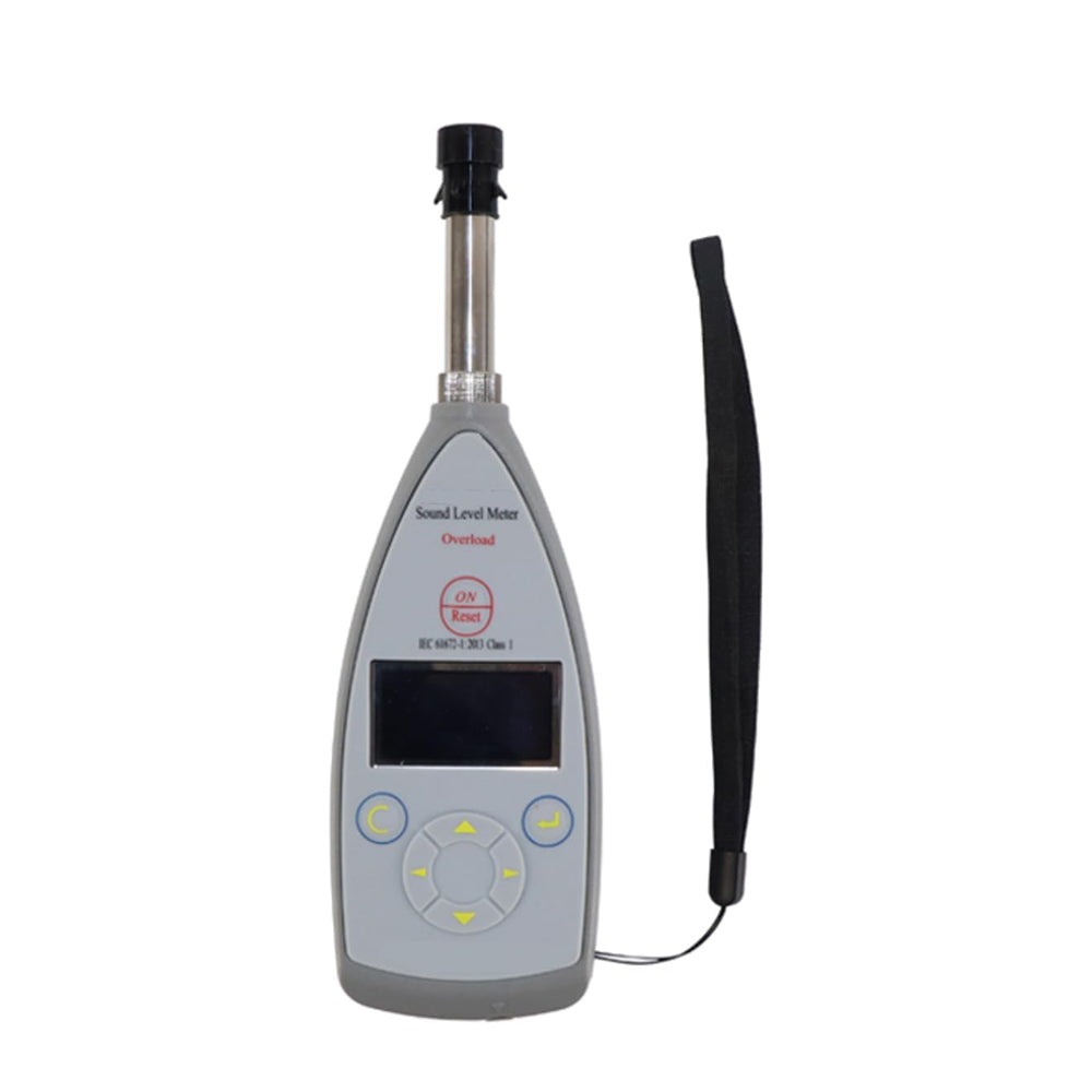 VTSYIQI Digital Class 1 Sound Level Meter Integrating Decibel Measuring with Integrating Function 10 Hz-20 kHz 25dB(A)-140dB(A) 8000 Groups Data Storage AC DC RS232 USB Outputs