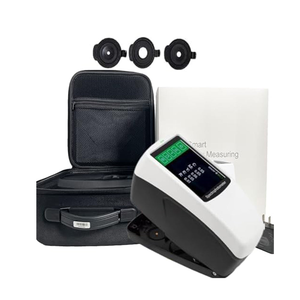 VTSYIQI Portable Spectrodensitometer Multi Apearture Spectrodensitometer with ASTM ISO Standard Caliber Φ11mm Φ5mm Φ3mm Resolution High-Precision Nano Spectroscopic Device USB Bluetooth for Material Flat and Large Small Test