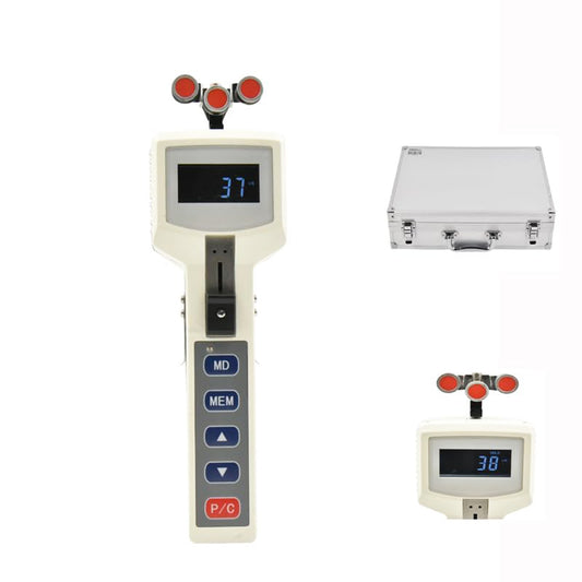 VTSYIQI Wire Tensiometer Digital Cable Tensiometer Tester Gauge with Tension Range 10 to 500.0cN Accuracy Full Scale 2.5% Calibration Material Textile PA Monofilament φ0.12mm to φ0.20mm 41 Groups Data Storage for Filamentous and Linear Materials