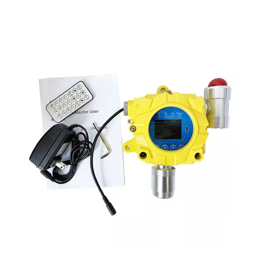 VTSYIQI O2 Gas Monitor Fixed Oxygen Meter with Explosion-proof Waterproof Connector L-alarm 19.5%vol H-alarm 23.5%vol Resolution 0.1%vol Range from 0 to 30%vol for Gas Detection in the Metallurgical  Petroleum Chemical Municipal and Other Industries