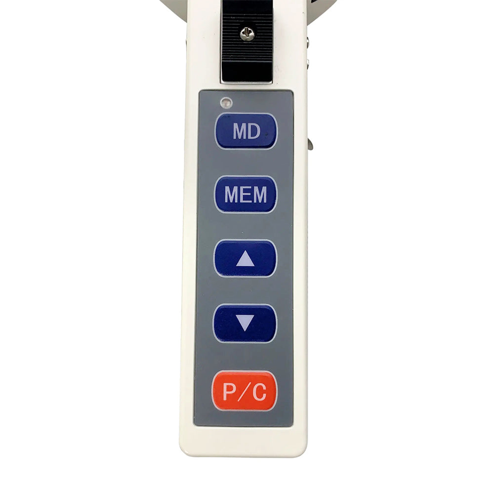 VTSYIQI Digital Wire Rope Tension Meter Yarn Tension Tester Tensiometer with Tension Range 10 to 500.0cN Measuring Head Width 65mm Six Units cN gf OZ Kgf N lb Thickness Adjustment Function for Measuring The Tension of Filamentary and Linear Materials