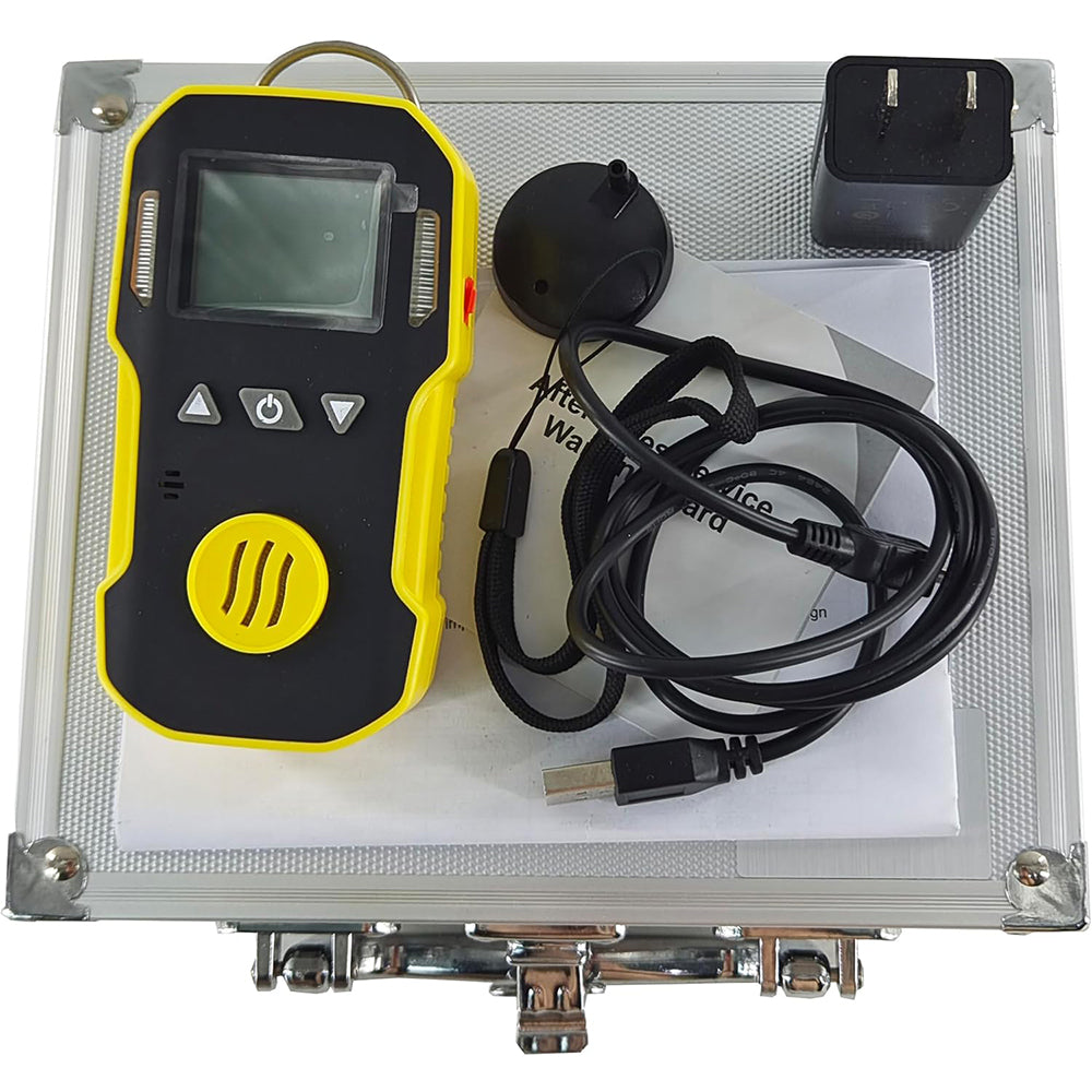 VTSYIQI Carbon Dioxide Gas Detector Infrared CO2 Gas Leak Monitor Meter with Measuring Range 0-5%vol Explosive Proof Housing Accuracy ≦ 5% F.S. Advanced MCU Control