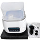 VTSYIQI Lab Water Bath with Magnetic Stirrer Thermostatic Water Bath Display Accuracy 0.1℃ Increment 50 RPM Temperature Stability ±1℃ Speed Range 100-1200 RPM Digital Control Panel and Key Double Magnetons Stirring