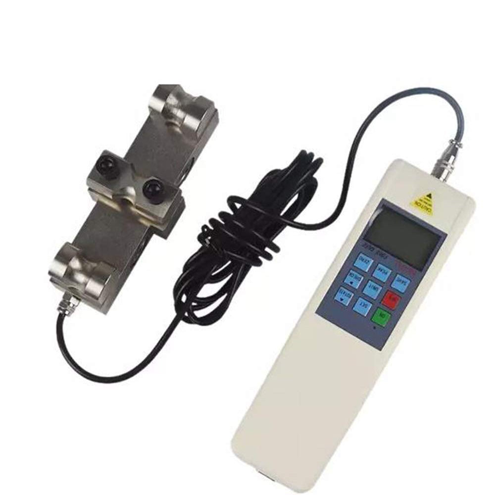 VTSYIQI Wire Rope Tension Meter Gauge Tester HVD-1T Digital Pressuremeter with Wire Rope Diameter Φ6~Φ14mm Maximum Load Value 10KN High-accuracy External Sensor Error Of Indication 土0.5%