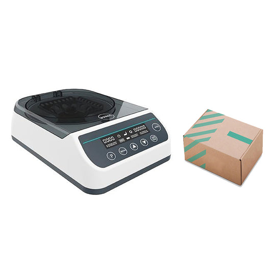 VTSYIQI High Speed Mini Centrifuge Laboratory Centrifuge Machine with Max Relative Centrifuge Force 9660xg 2 in 1 Centrifuge Rotor Rotation Speed 1000-12000rpm±5% LCD Display Timing Function