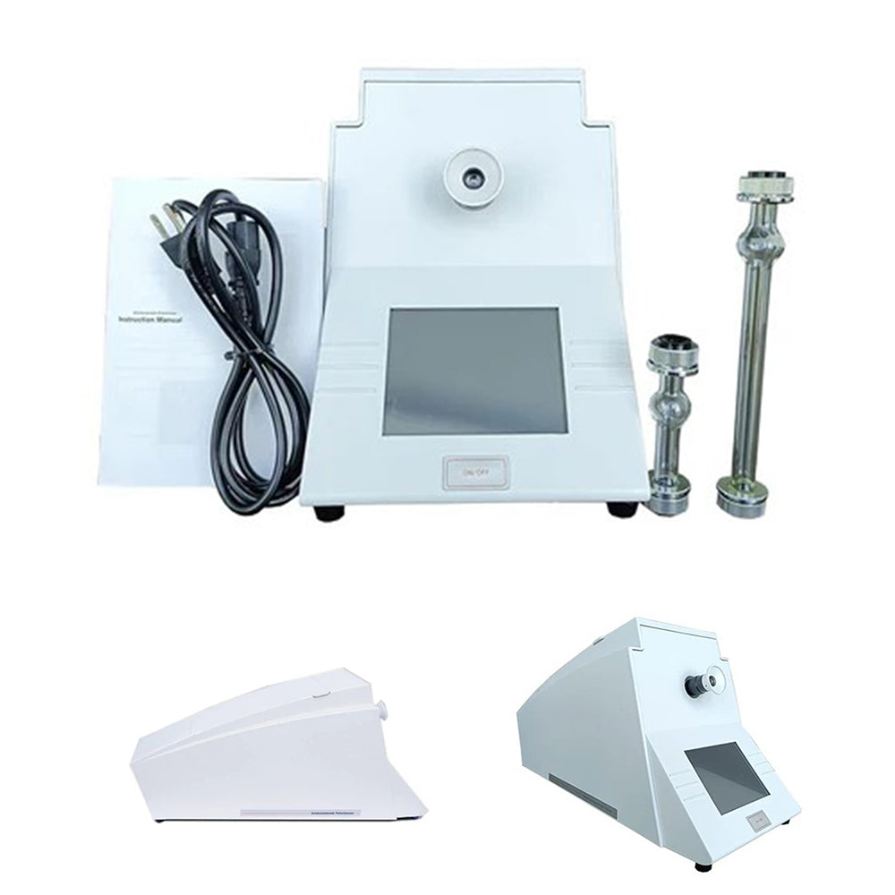 VTSYIQI Semi-automatic Polarimeter Laboratory Polarimeters with Measuring Range ±90° ±130°Z Resolution 0.005° Accuracy:±0.02° ±0.05°Z Test Tube 100/200mm 100 Data Storage Four Measurement Modes Touch Screen USB Communication Interface