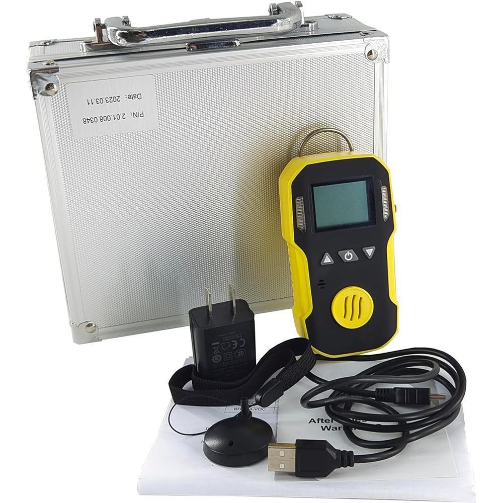 VTSYIQI Chlorine Dioxide Gas Detector Portable CLO2 Gas Leak Detector with Measuring Range 0-50ppm Accuracy ≦ 5% F.S. Resolution 0.1ppm L-alarm 50ppm H-alarm 150ppm for CLO2 Gas Test