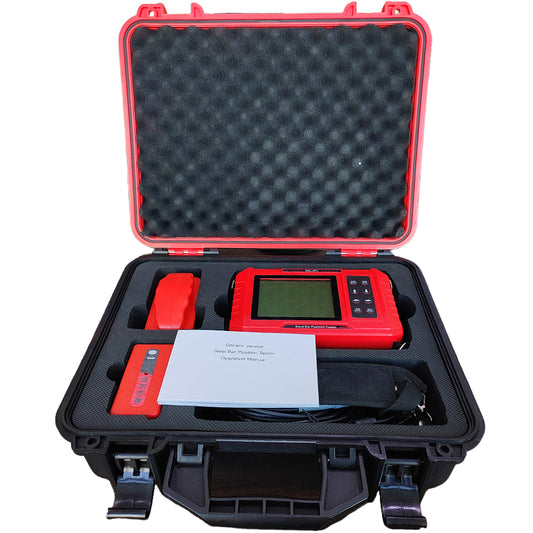 VTSYIQI Rebar Scanner Concrete Rebar Locator Detector with Diameter Nominal Scale Range Ф6mm～Ф32mm Protective Layer Thickness First Range Range 6mm ~ 90mm for Determining Position and Distribution of Steel Bar in The Concrete