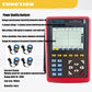 VTSYIQI Three-Phase Power Quality Analyzer 3-Phase Power Quality Data Logger with USB Communication Interface Range 0.10A～100A  4PCS Round Jaw Current Clamp CT Size 35mm×40mm Real-time Waveform Display Automatic Phasor Diagram Display