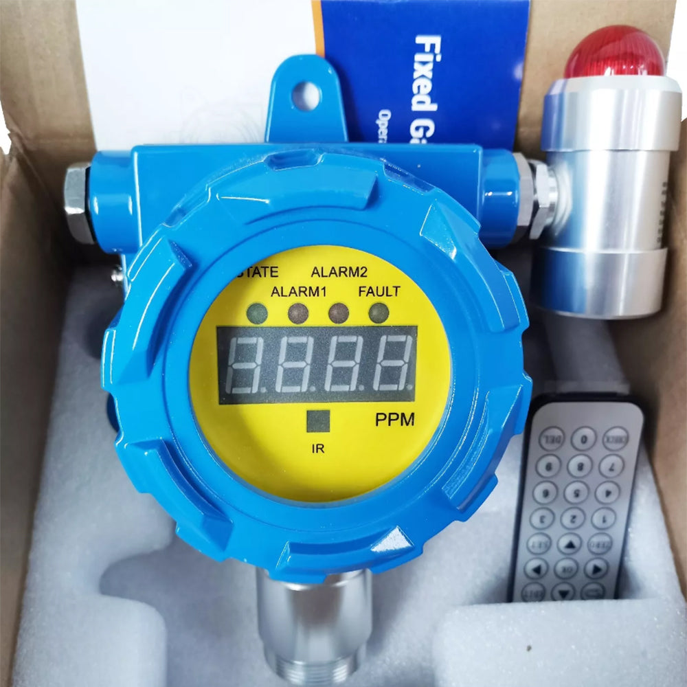 VTSYIQI Chlorine Gas Detector CL2 Gas Detector Chlorine Gas Concentration Monitor with Measruing Range 0 to 20ppm Resolution 0.1ppm Wall-Mounted 4-20mA and RS485 Input L-Alarm 5ppm H-Alarm 10ppm