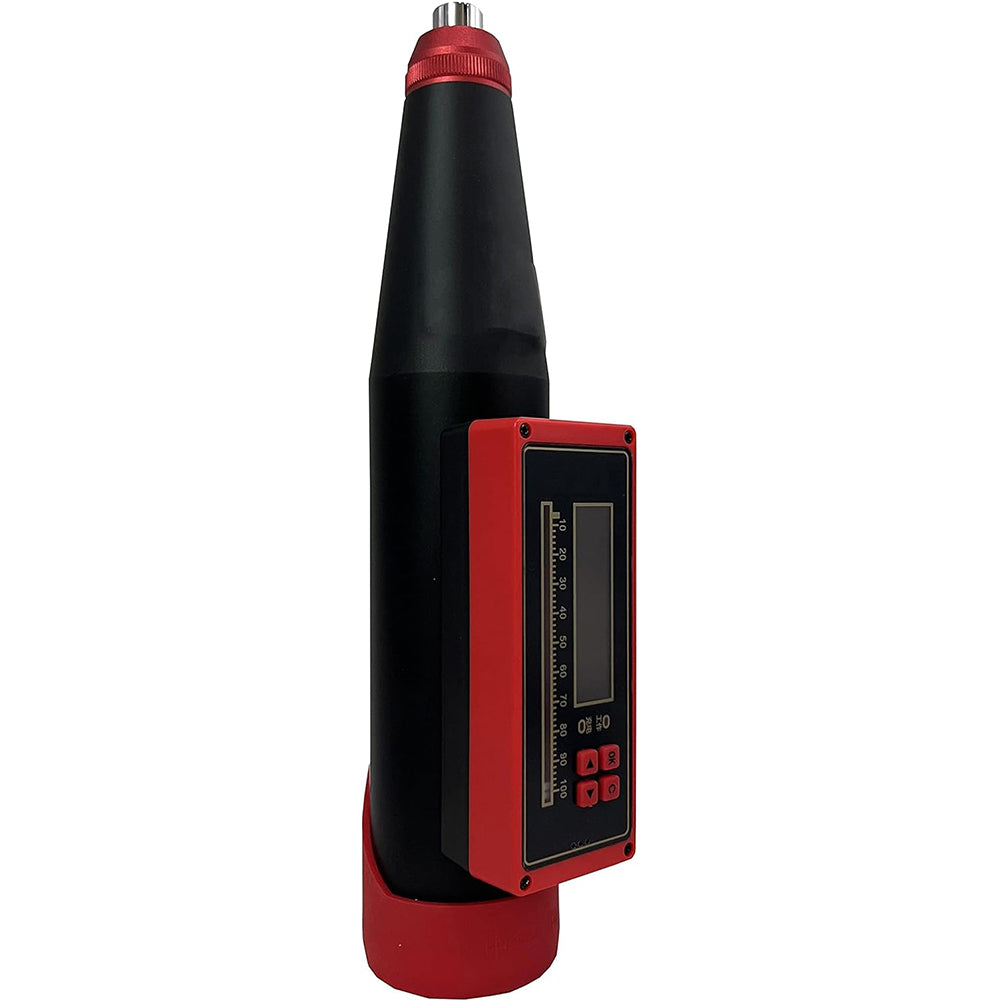 VTSYIQI Digital Concrete Test Hammer Digital Concrete Rebound Hammer with Test Range 10-60MPa Stiffness of spring 785±30.0N/m 999 Data Storage Pointer Friction 0.65±0.15N Voice Counting