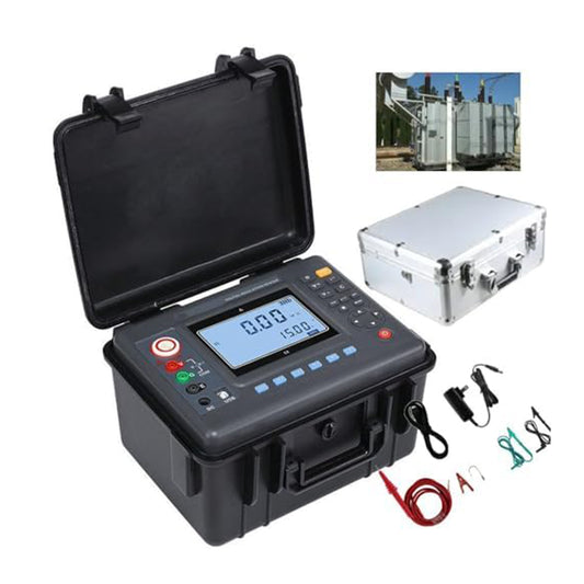 VTSYIQI High Voltage Insulation Tester 35TΩ Insulation Resistance Tester with 35 Teraohms Resistance 10Kv Multi-Range Test for Motors Cables Test