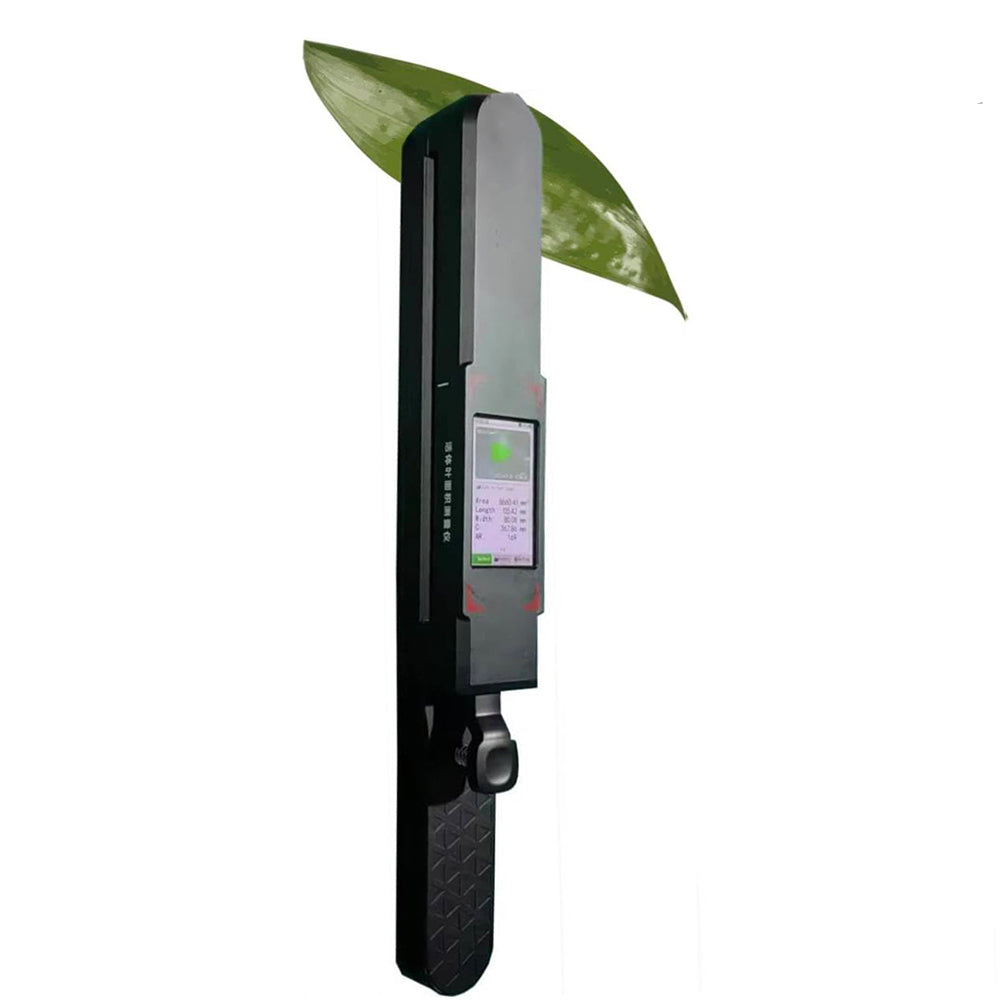 VTSYIQI Leaf Area Meter Leaf Area Measurement Plant Leaf Length Width Area Tester with Maximum Scanning Length 3000mm Maximum Scanning Width 210mm Length Resolution 0.1mm Width Resolution 0.1mm LCD Display