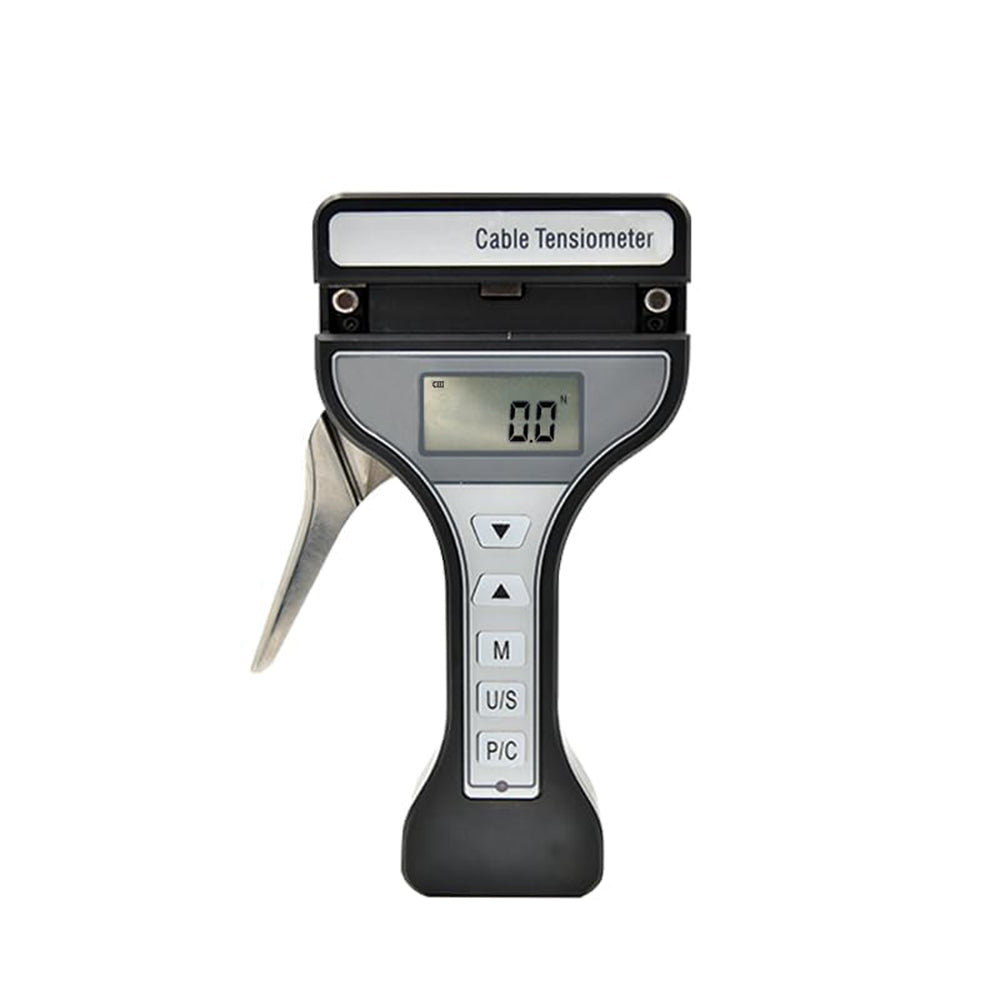 VTSYIQI Wire Rope Tensiometer Cable Tension Meter Tester Digital Rope Tension Gauge Tensiometer with Tension Range 50-500N Steel Cable Size 1/8(3.5mm) 5/32(4mm) 3/16(4.5mm) 7/32(5.5mm) 1/4(6mm)