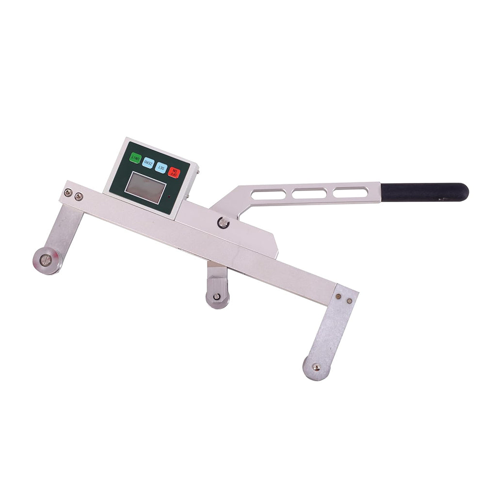 VTSYIQI High Speed Rail Rope Tension Meter Digital Cable Tension Meter with Measurment Range 5000N High Accuracy Three Switchable Force Values N Kgf and Lbf  for Measuring Wire Rope Cable Fibre and Rope Tension in a Variety of Fields