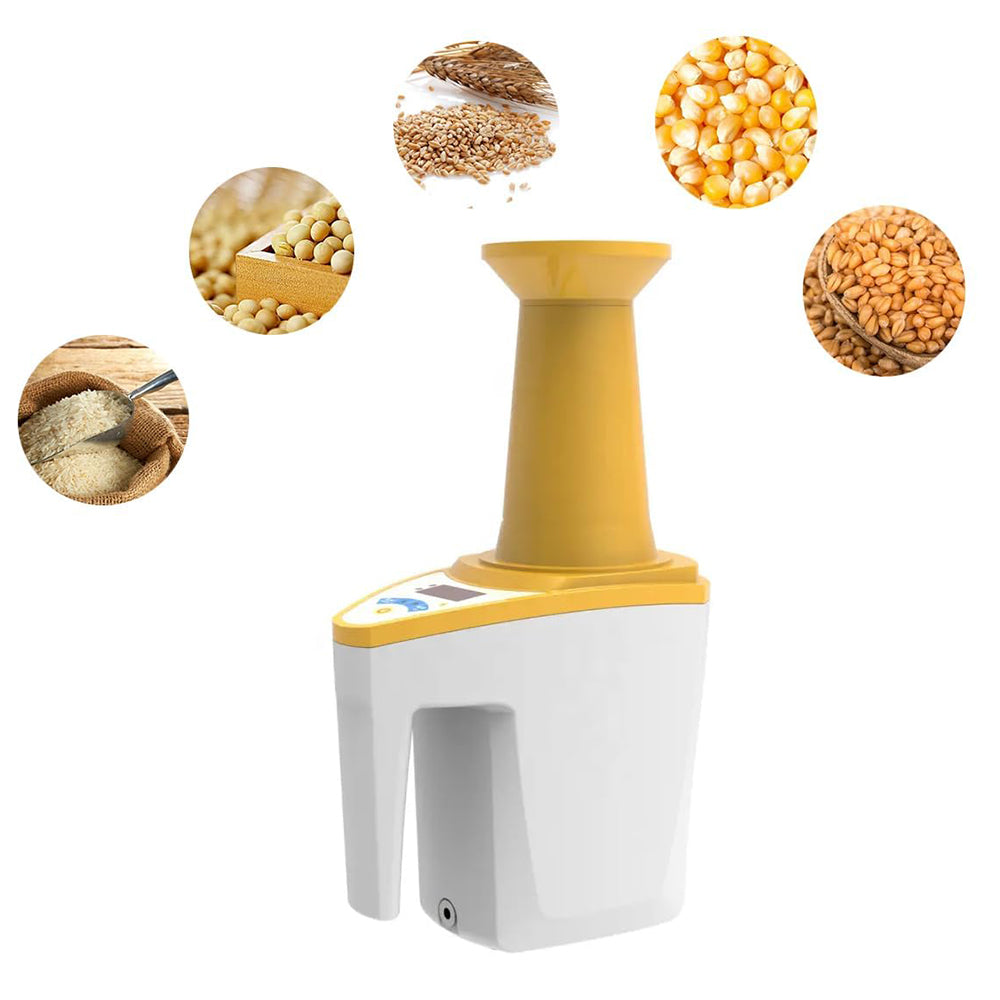 VTSYIQI Grain Moisture Tester Rice Soybean Wheat Rapeseed Corn Barley Indica Moisture Analyser Grain Moisture Content Measurement with Measuring Range 3 to 35% Measurement Error ≤±0.5%