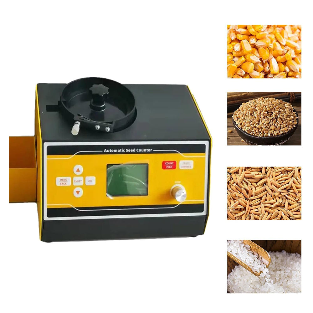 VTSYIQI Seed Particle Counter Seeds Counter Machine Automatic Seed Counting Device with Counting Range 1 to 12mm Accuracy ±2‰ Speed ≥1000 /3min For Rice Wheat Sorghum Corn,Etc