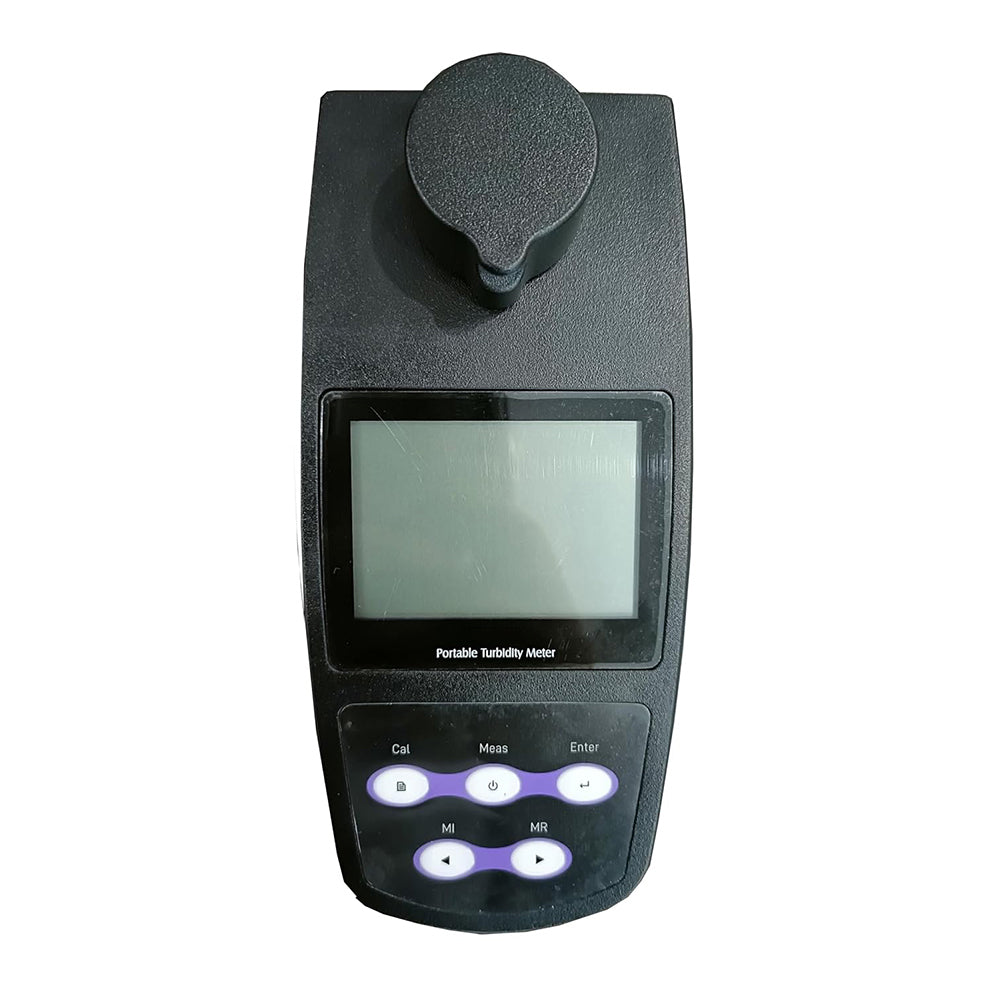 VTSYIQI Portable Turbidity Meter Handheld Digital Water Turbidimeter with 4PCS Calibration Liquid Cells Range 0~1100 NTU/FNU 0~275 EBC 0~9999 ASBC for Swimming Pool Food Industry Laboratory Works